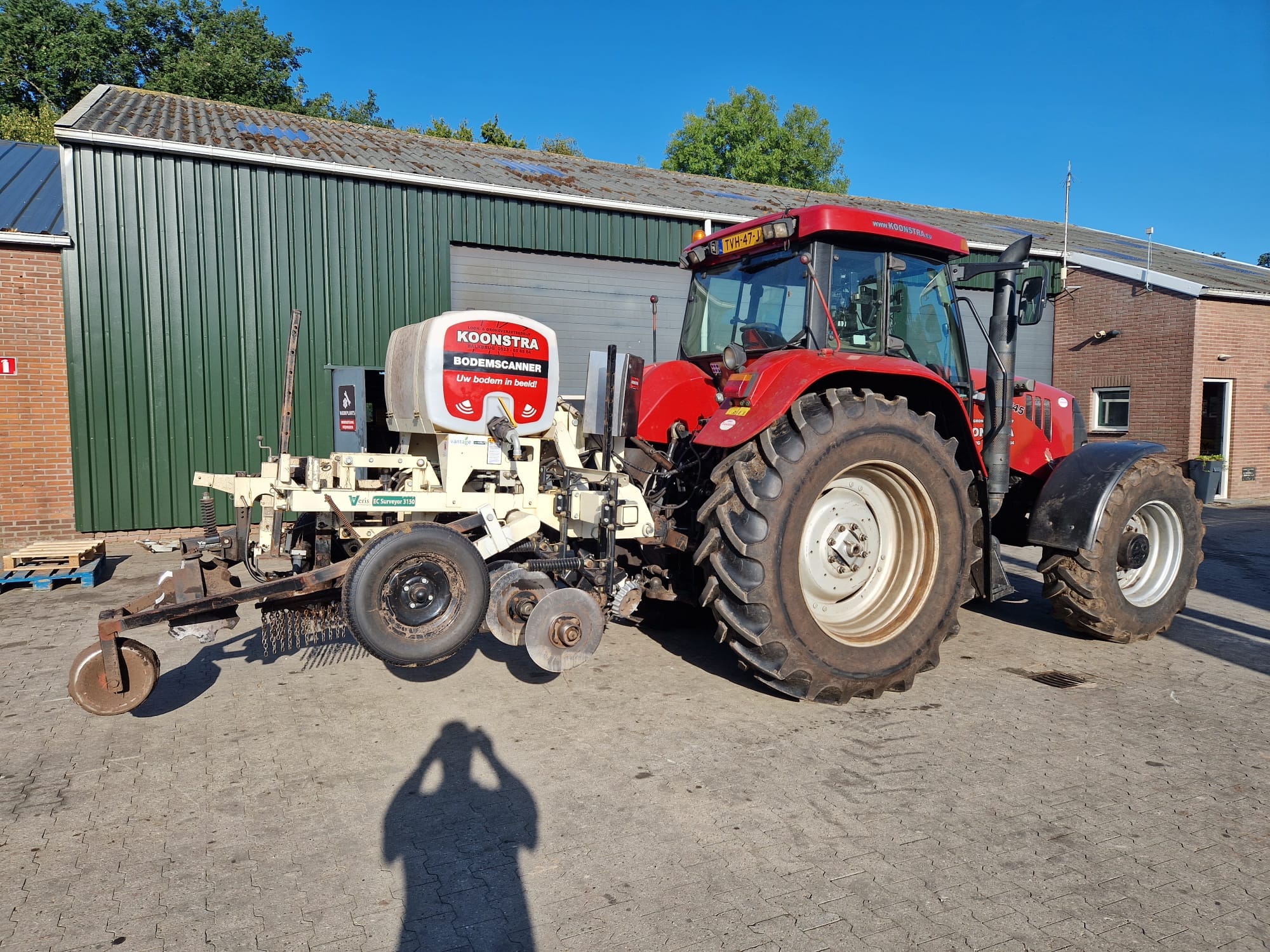 De bodemscanner gaat weer op pad