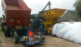 Triticale dorsen in combinatie met megabagging 