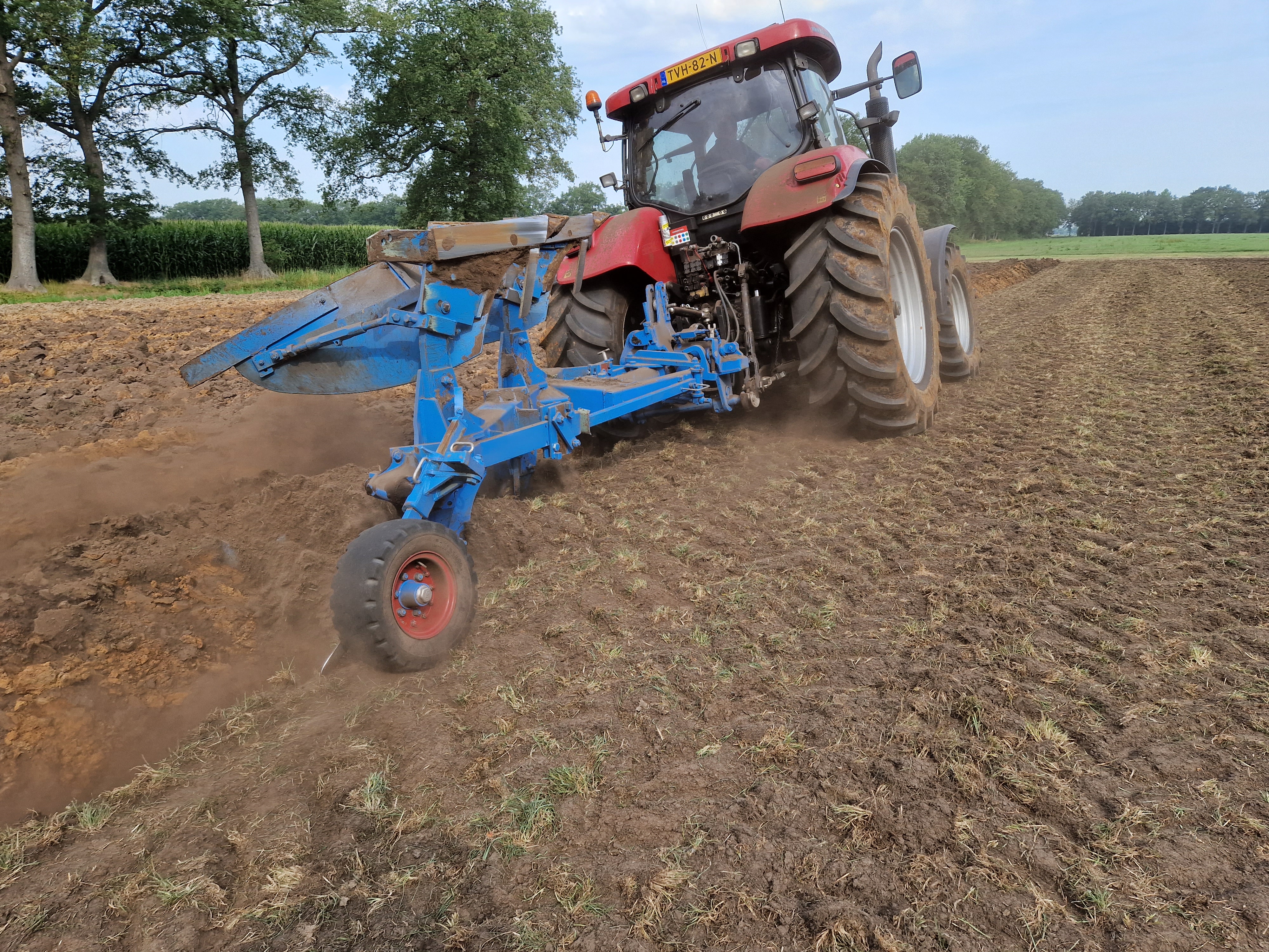 Koonstra, diepploeg 2-scharig of 1-scharig