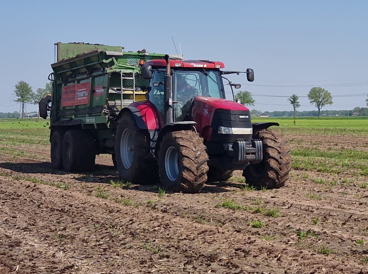 Vandaag vaste mest gestrooid