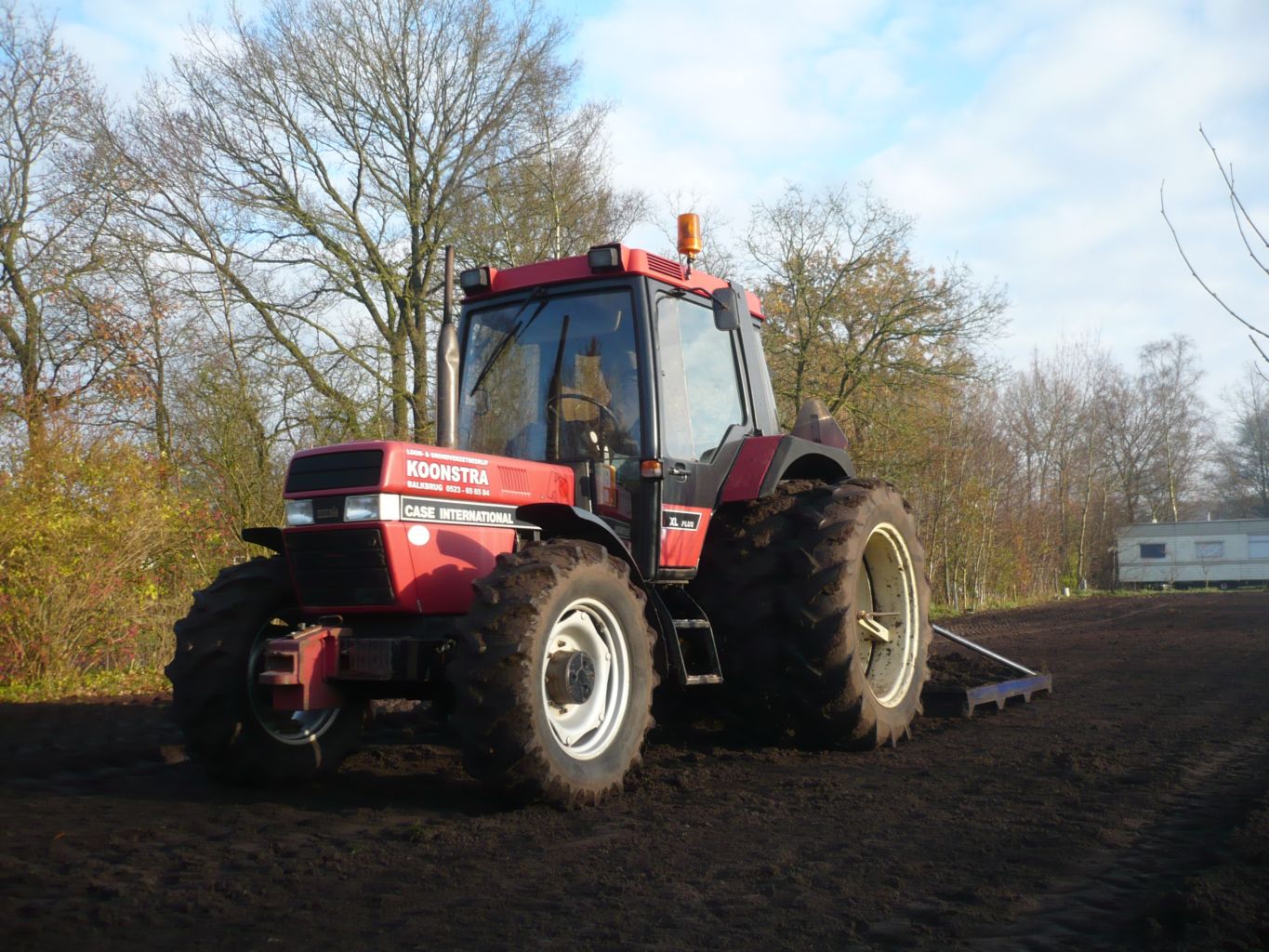 Egaliseren met sleepraam 