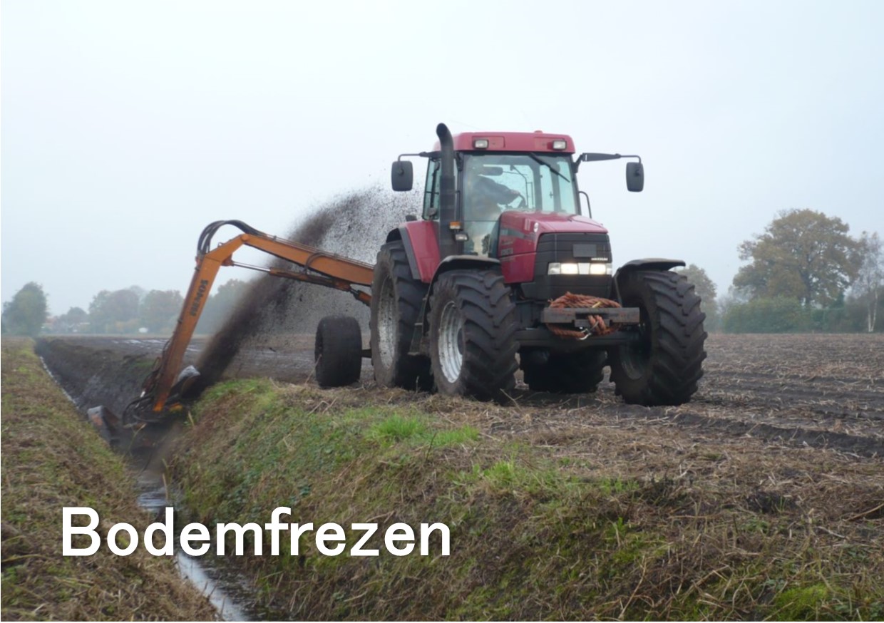Slootonderhoud - Bodemfrezen 