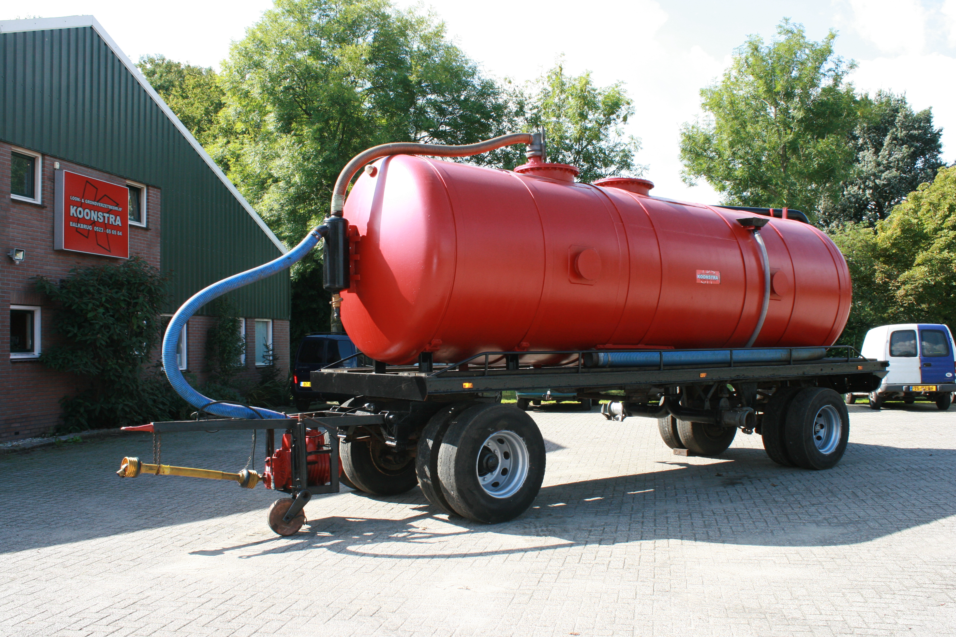 Loonbedrijf Koonstra verhuur 20000 ltr. tank 