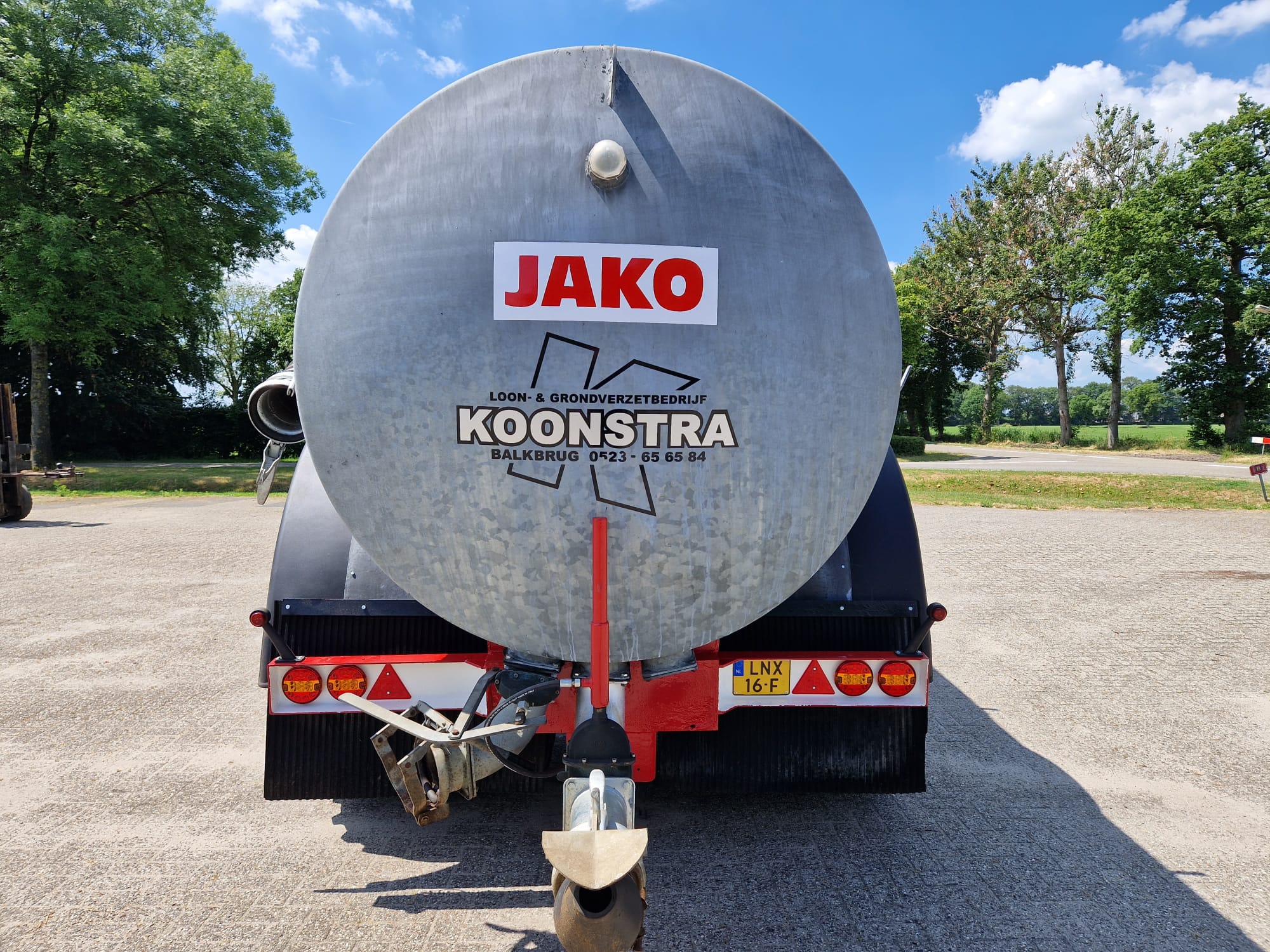 Koonstra In de verhuur 12m3 tank