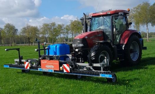 Nu het meeste gras van het land is