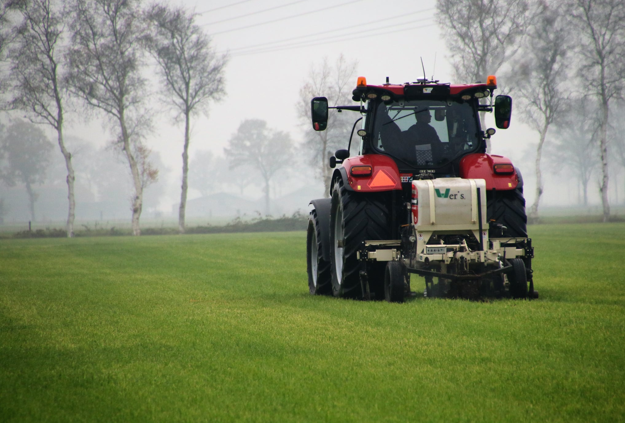 Vanmorgen bij Jeffrey Haverkort op het land geweest