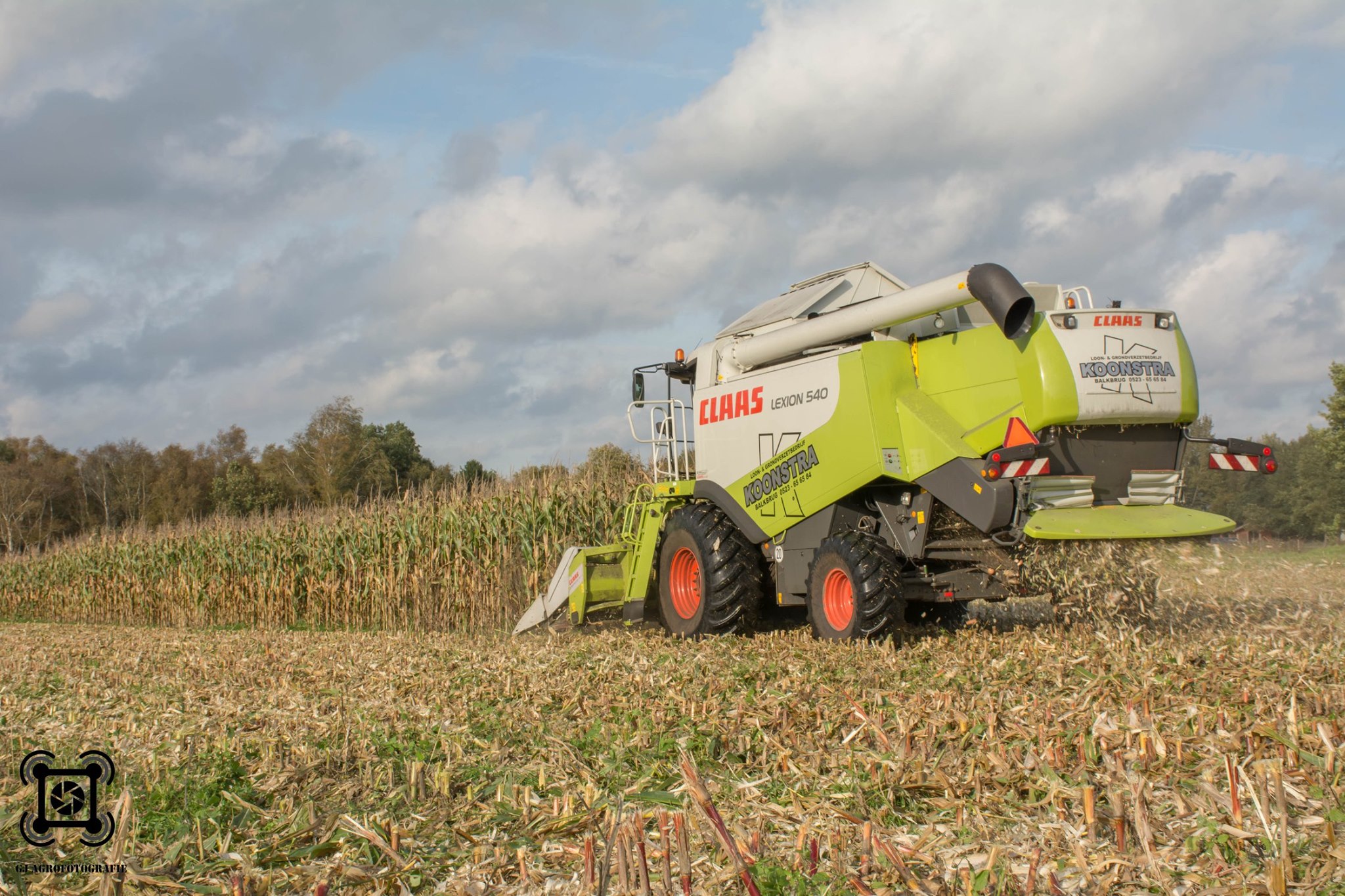 Combinen maisdorsen en pletten en inslurven megabagging