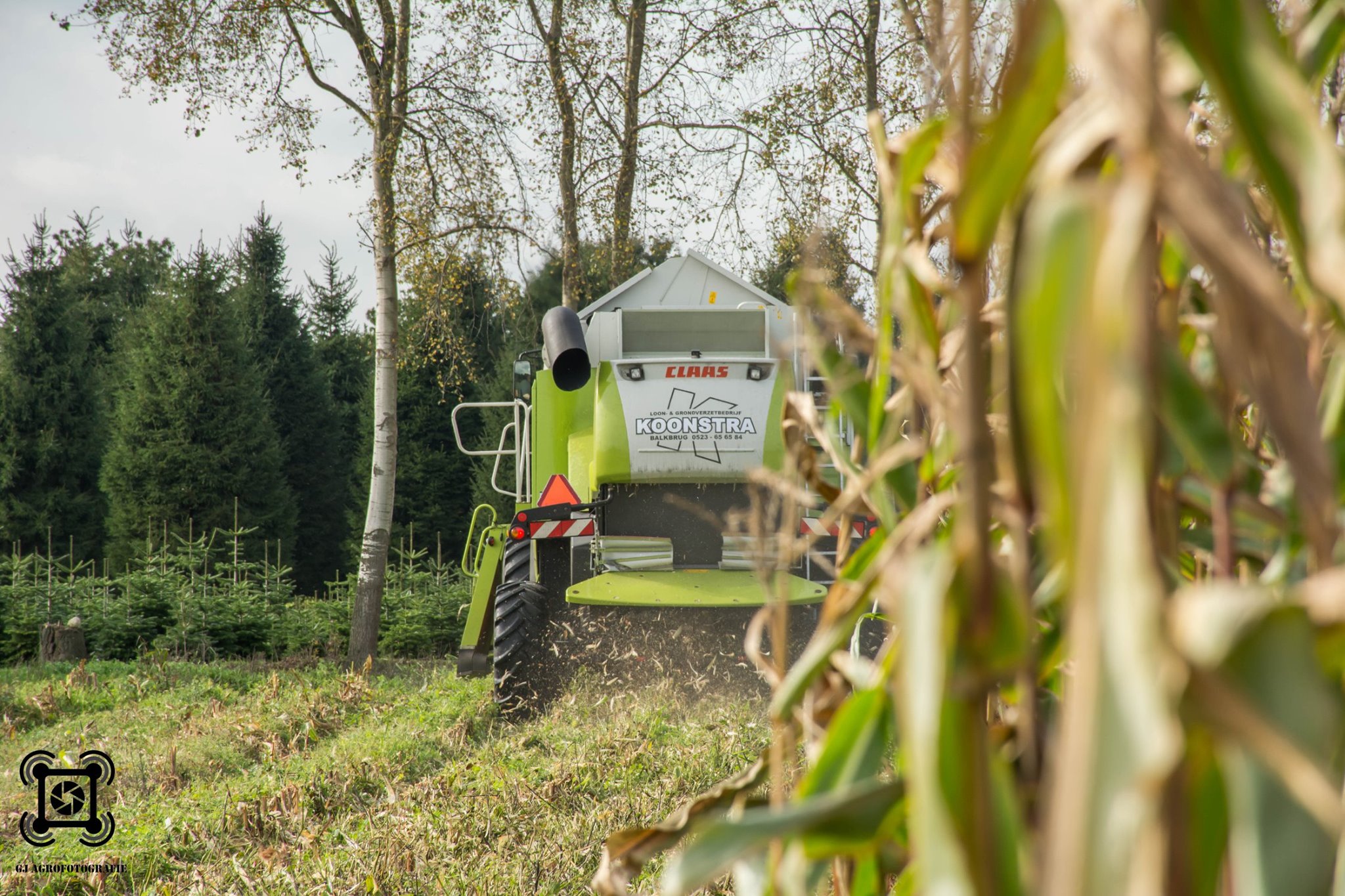 Combinen maisdorsen en pletten en inslurven megabagging