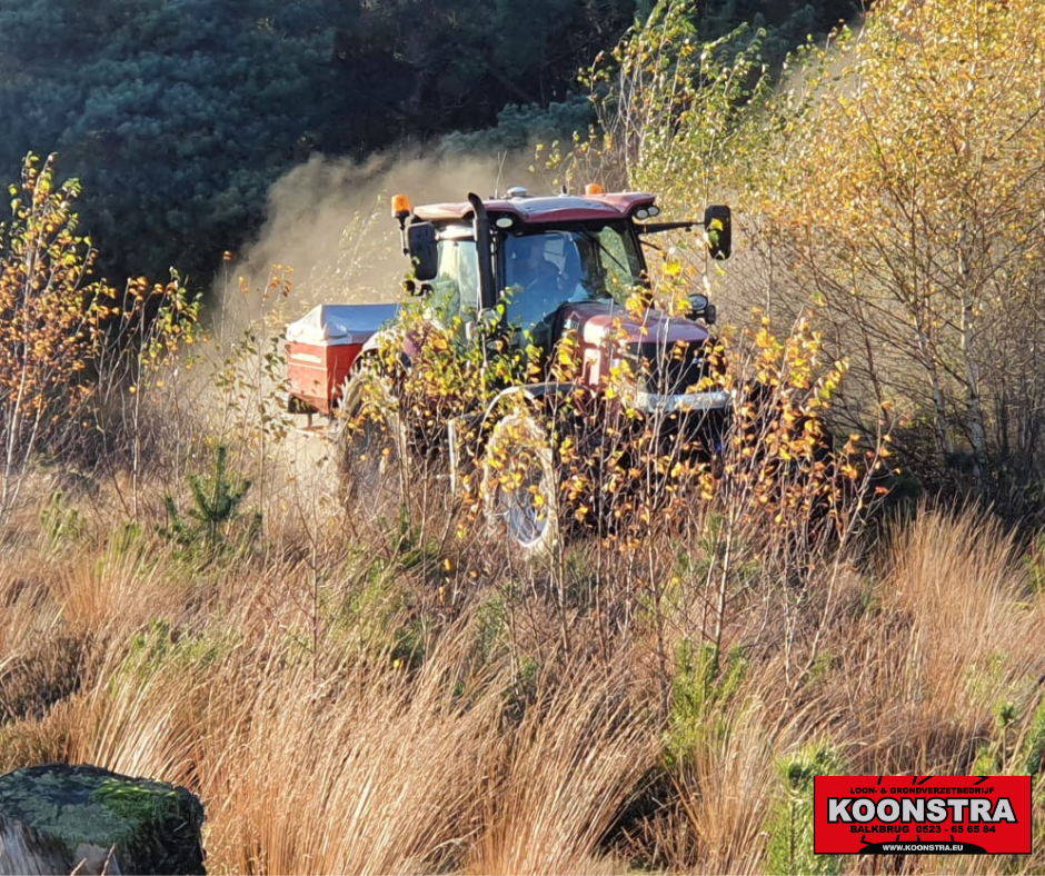 Landschap Overijssel, Noest bosbouw, Bodem in balans brengen, dologran strooien