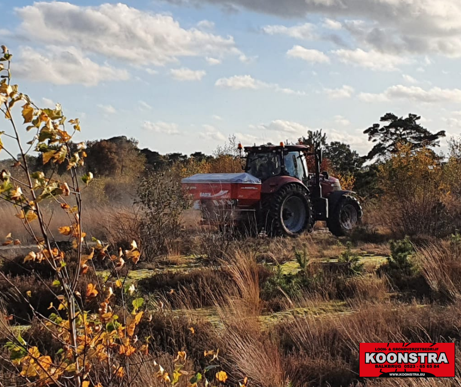 Landschap Overijssel, Noest bosbouw, Bodem in balans brengen, dologran strooien