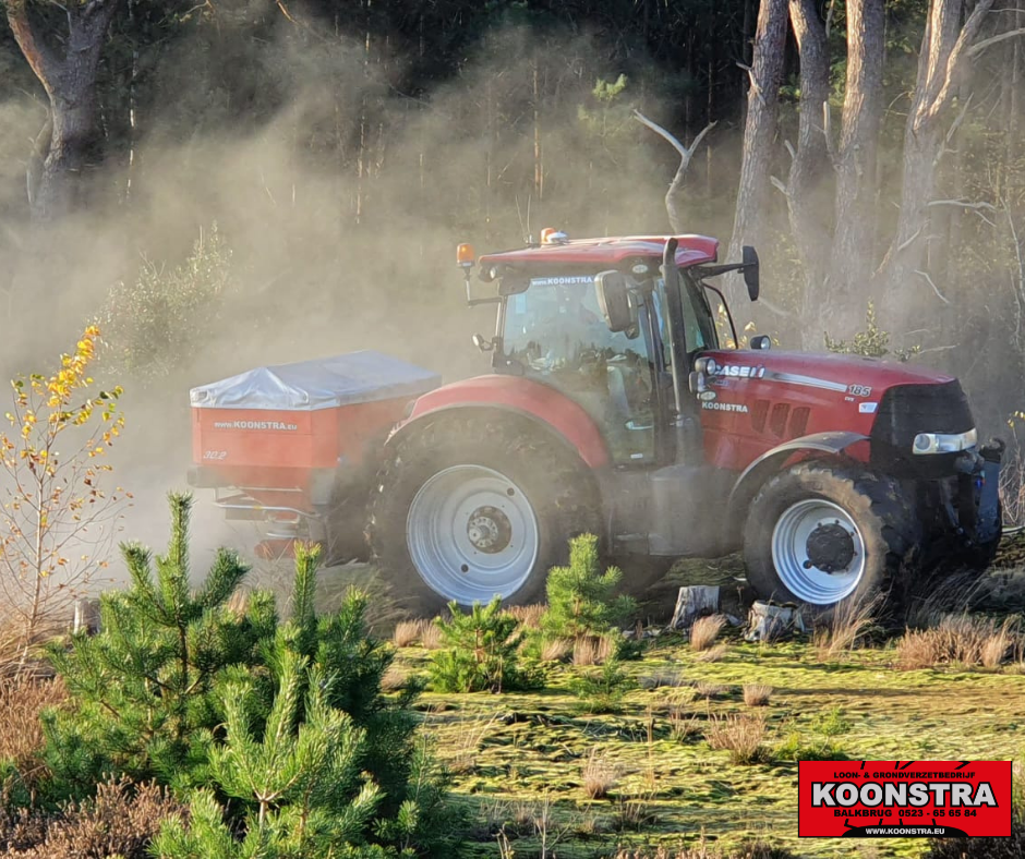 Landschap Overijssel, Noest bosbouw, Bodem in balans brengen, dologran strooien