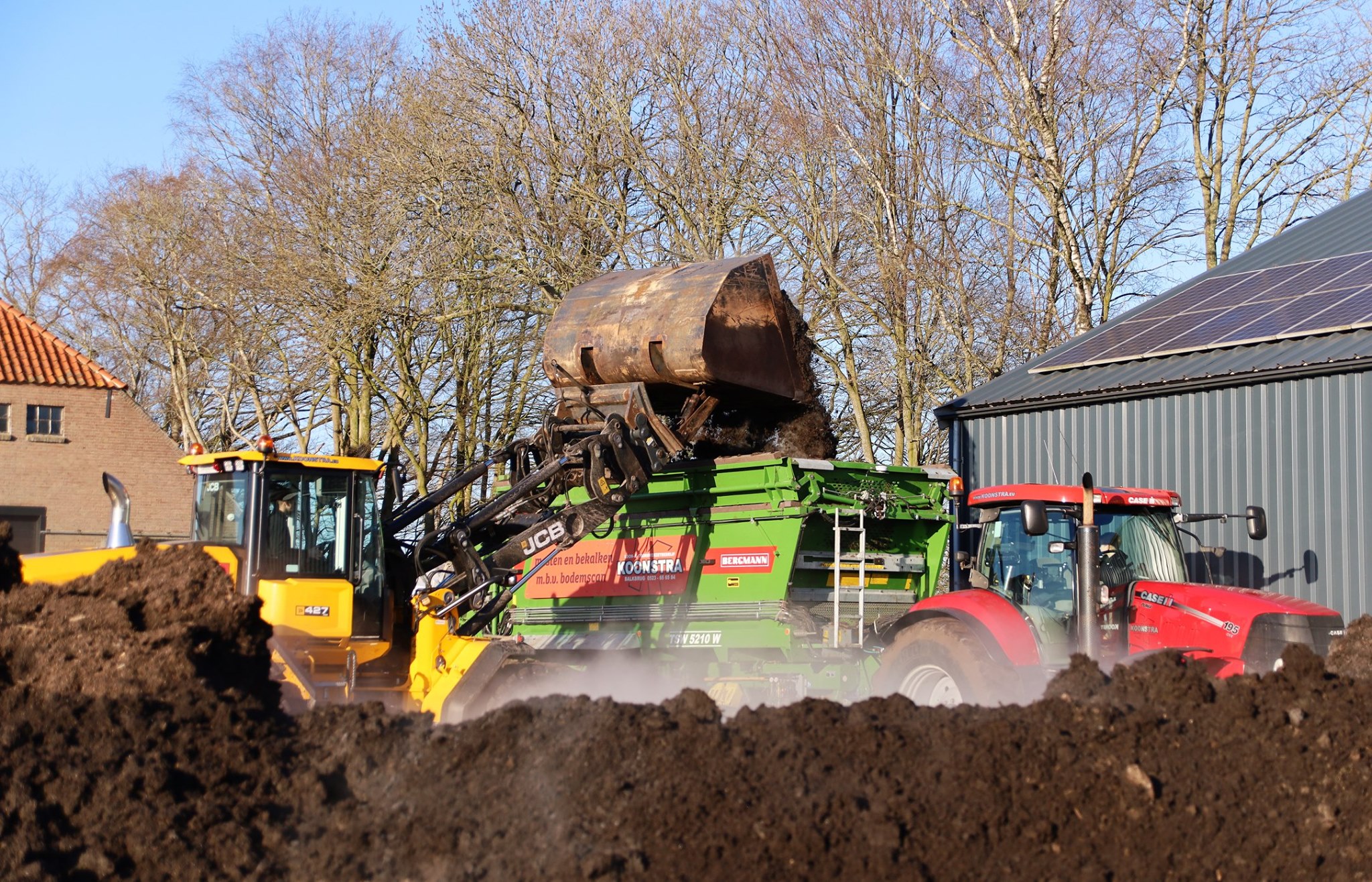 Compost strooien