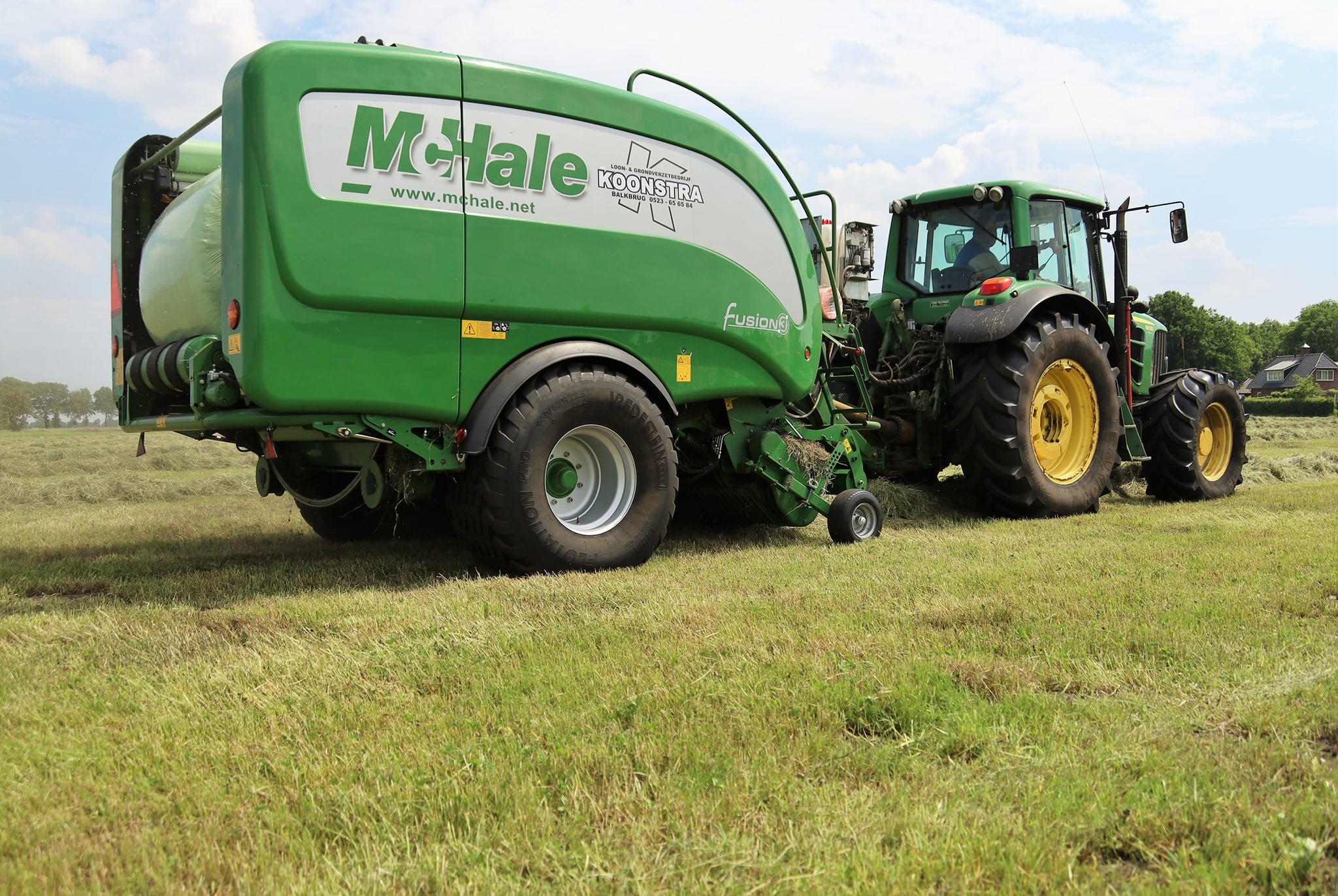 Balenpersen, ronde balenpersen Koonstra