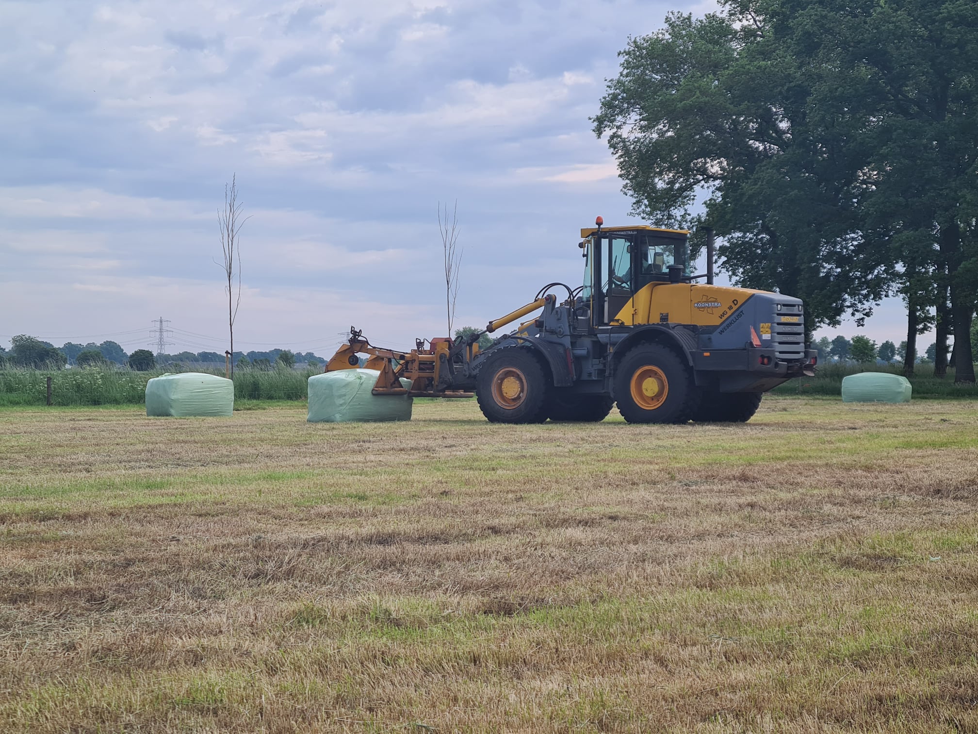 Shovel balen opladen Koonstra