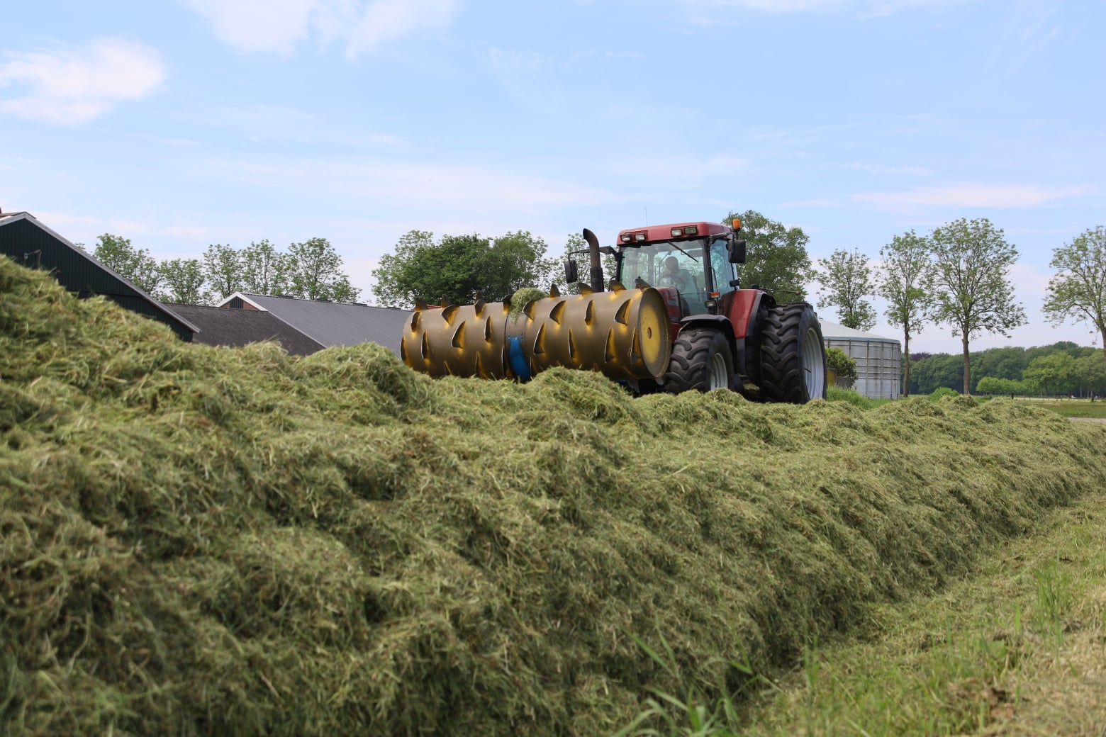 Inkuilen snijwagens Koonstra