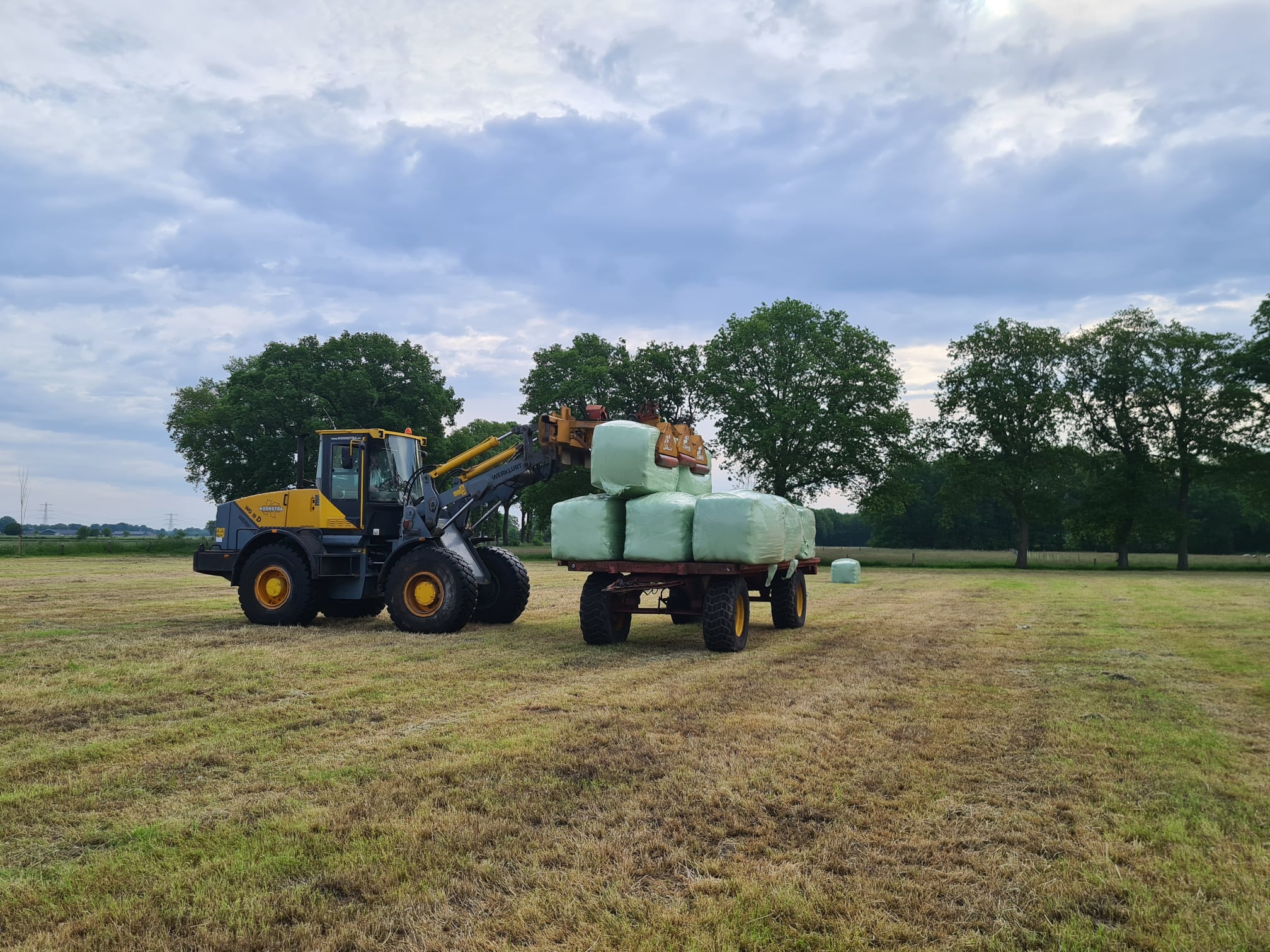 Shovel balen opladen Koonstra