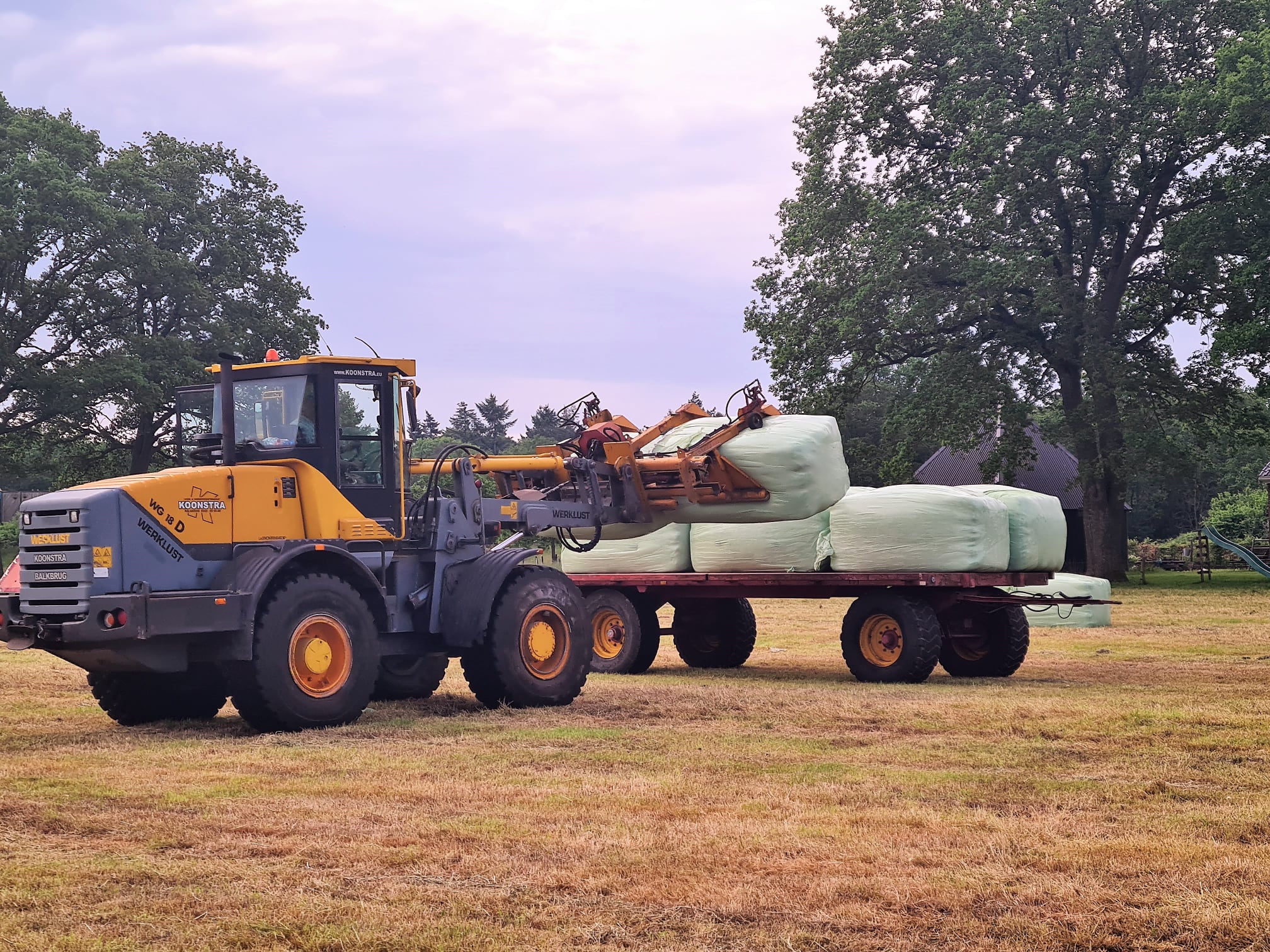 Shovel balen opladen Koonstra