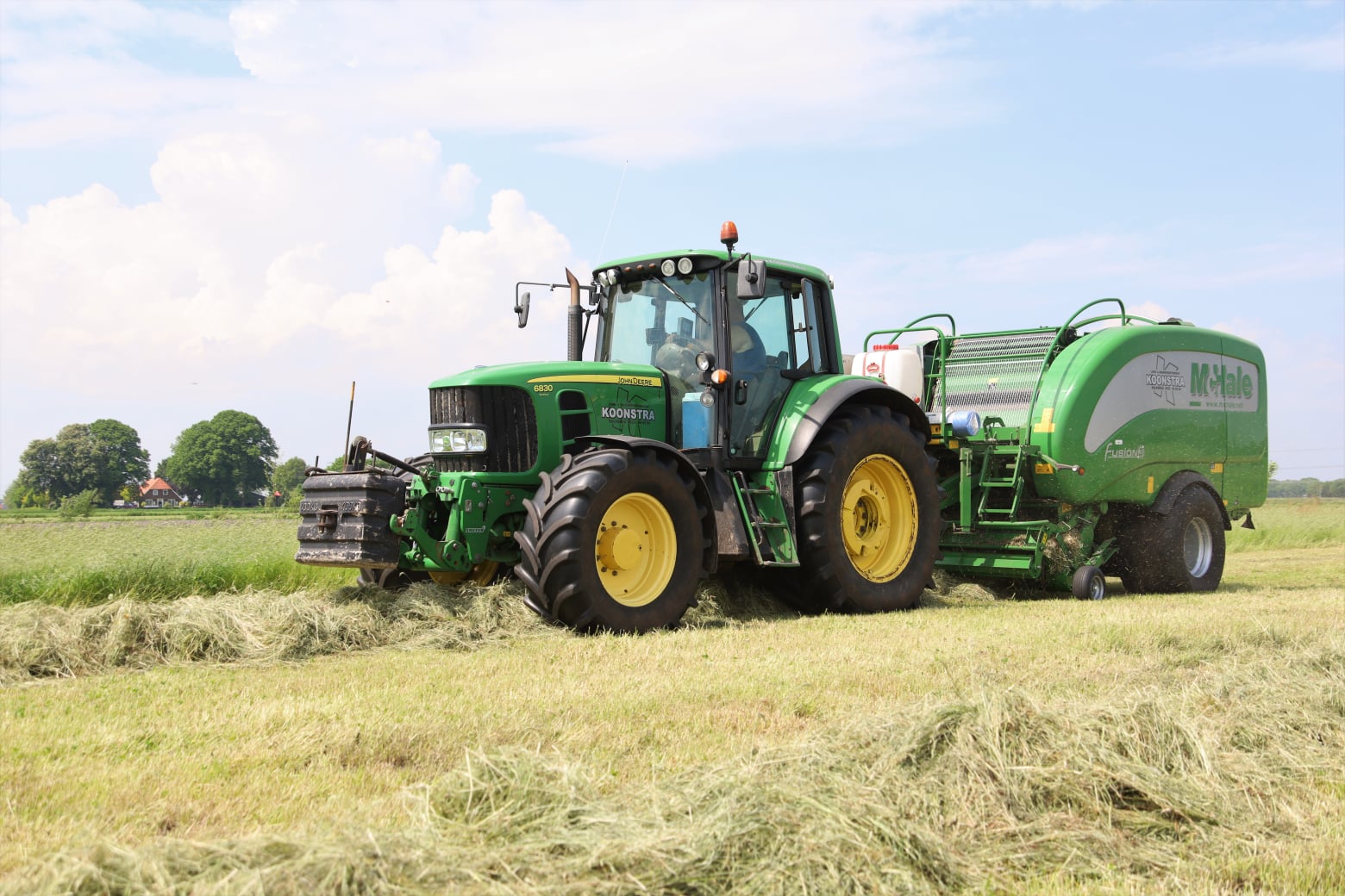 Balenpersen, ronde balenpersen Koonstra