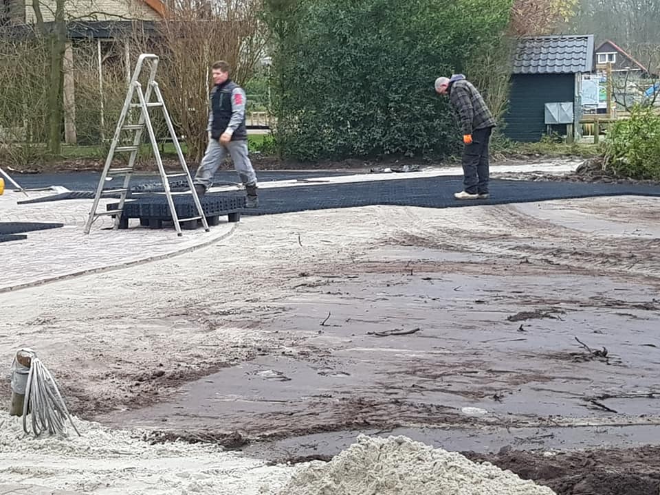 Grondwerk camping ecoraster