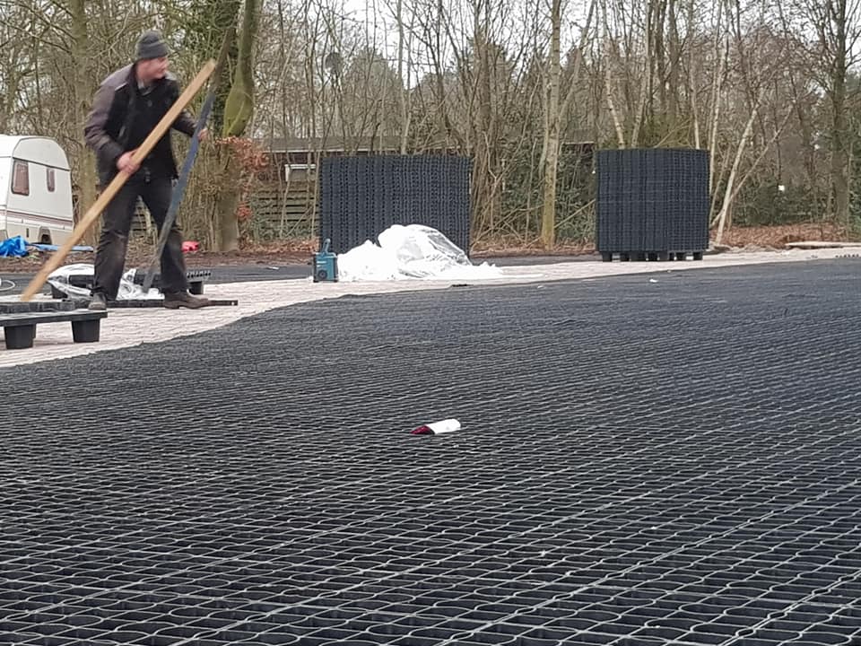 Grondwerk camping ecoraster