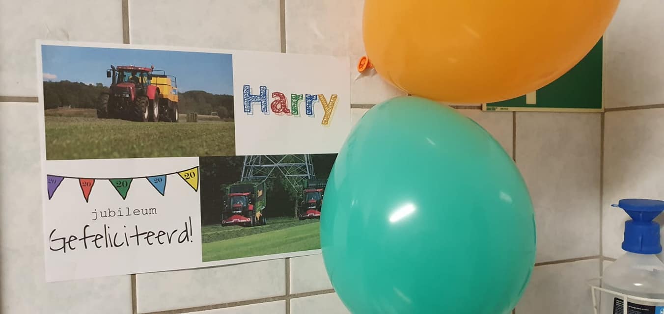 20 jarig dienstverband