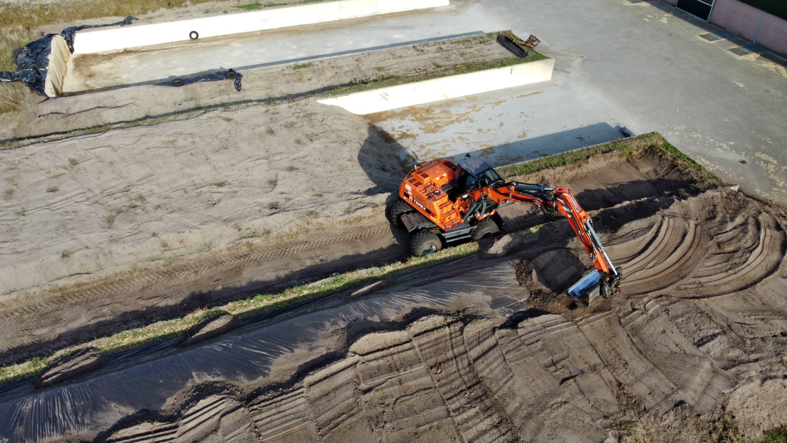 Koonstra, kuilbult onderspitten, bult spitten