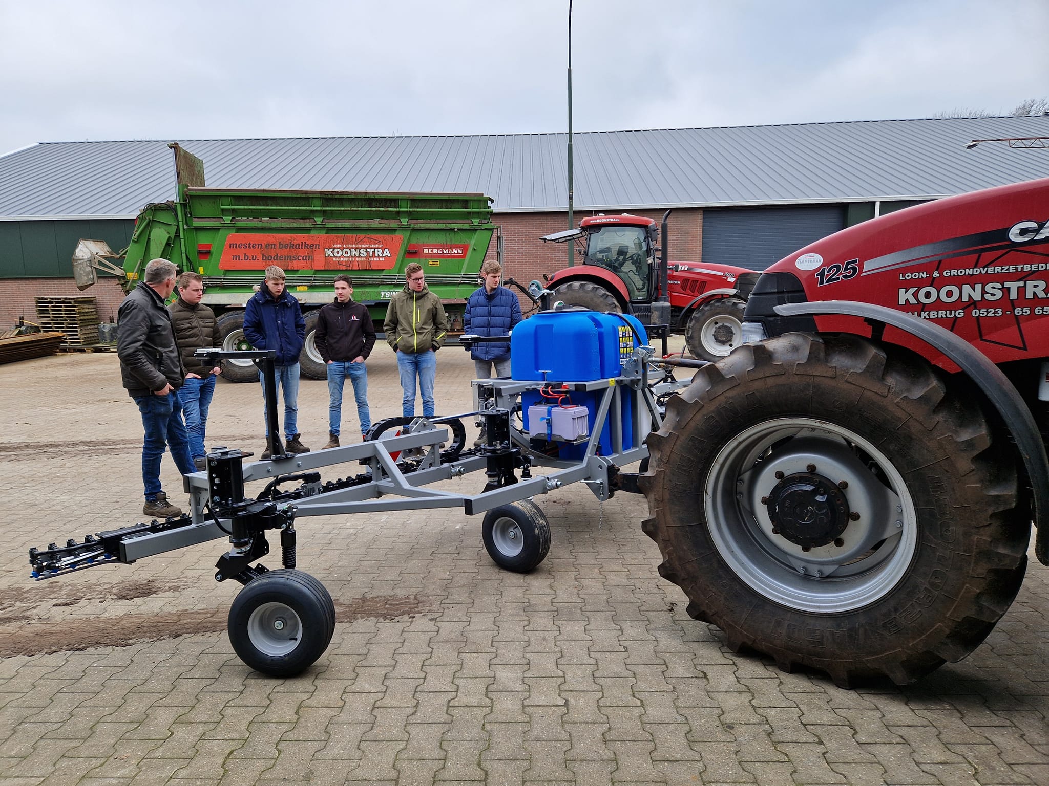 Loonbedrijf Koonstra Leerlingen van o.a. Zonecollege Loonwerk Hardenberg
