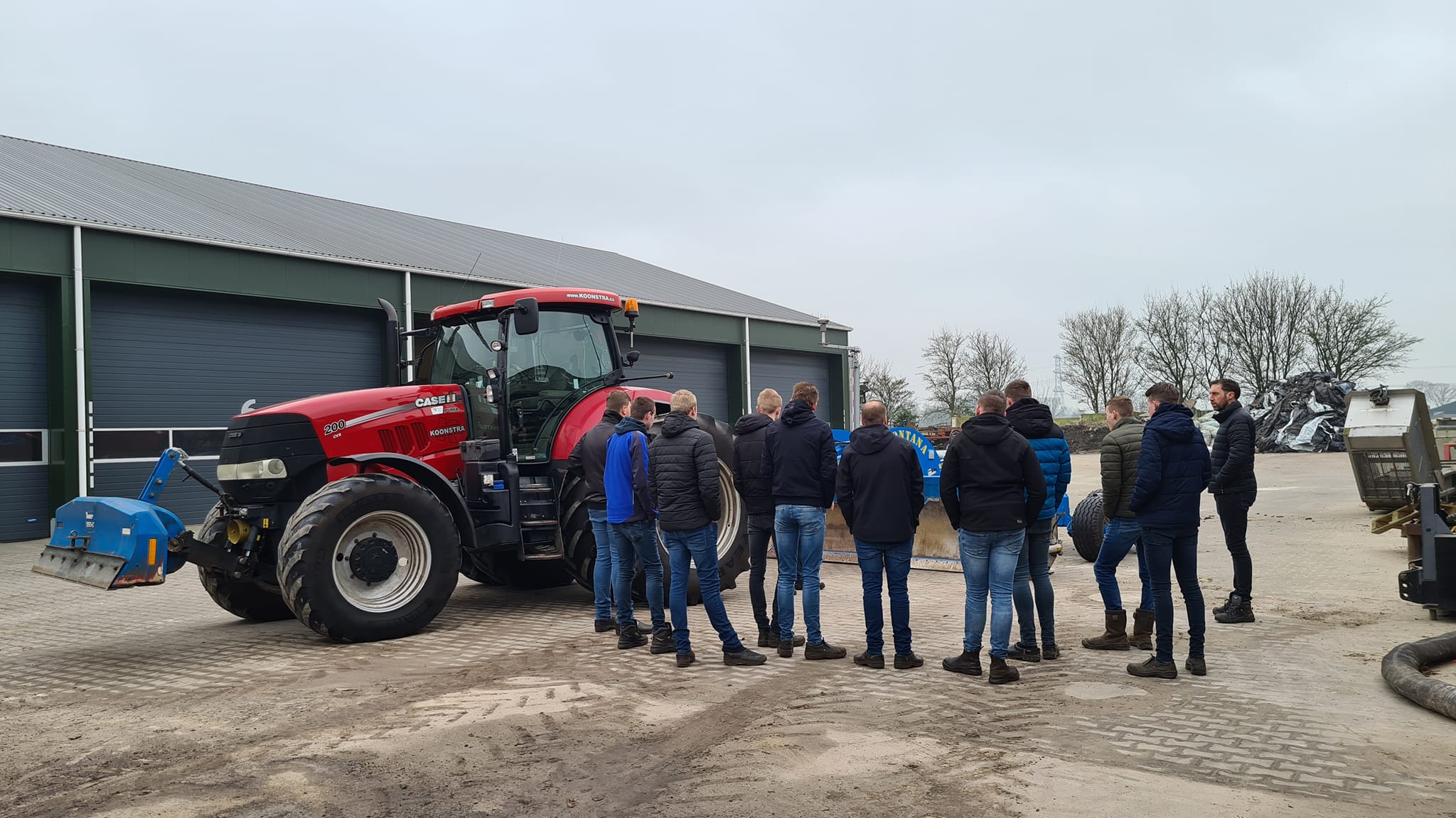 Leerlingen van Zonecollege kwamen vanmorgen 