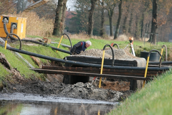 Koonstra - dammen maken aanleg sloten
