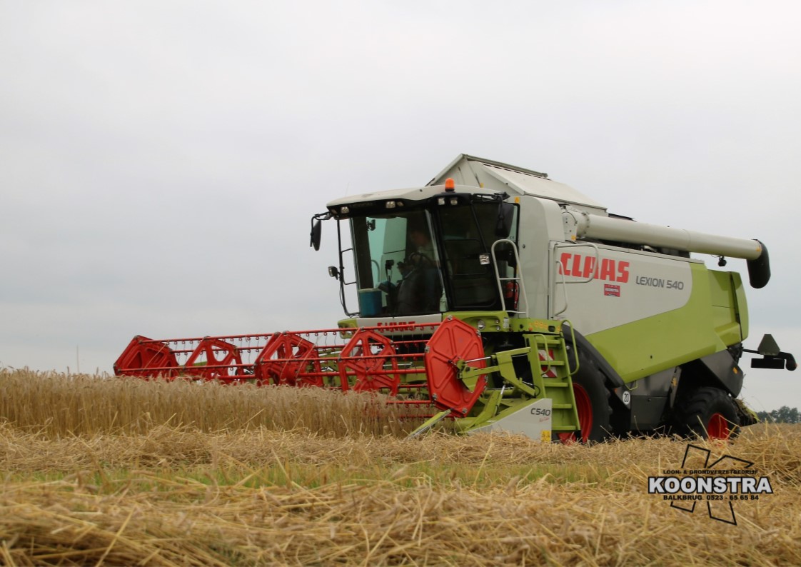 Combine graan dorsen