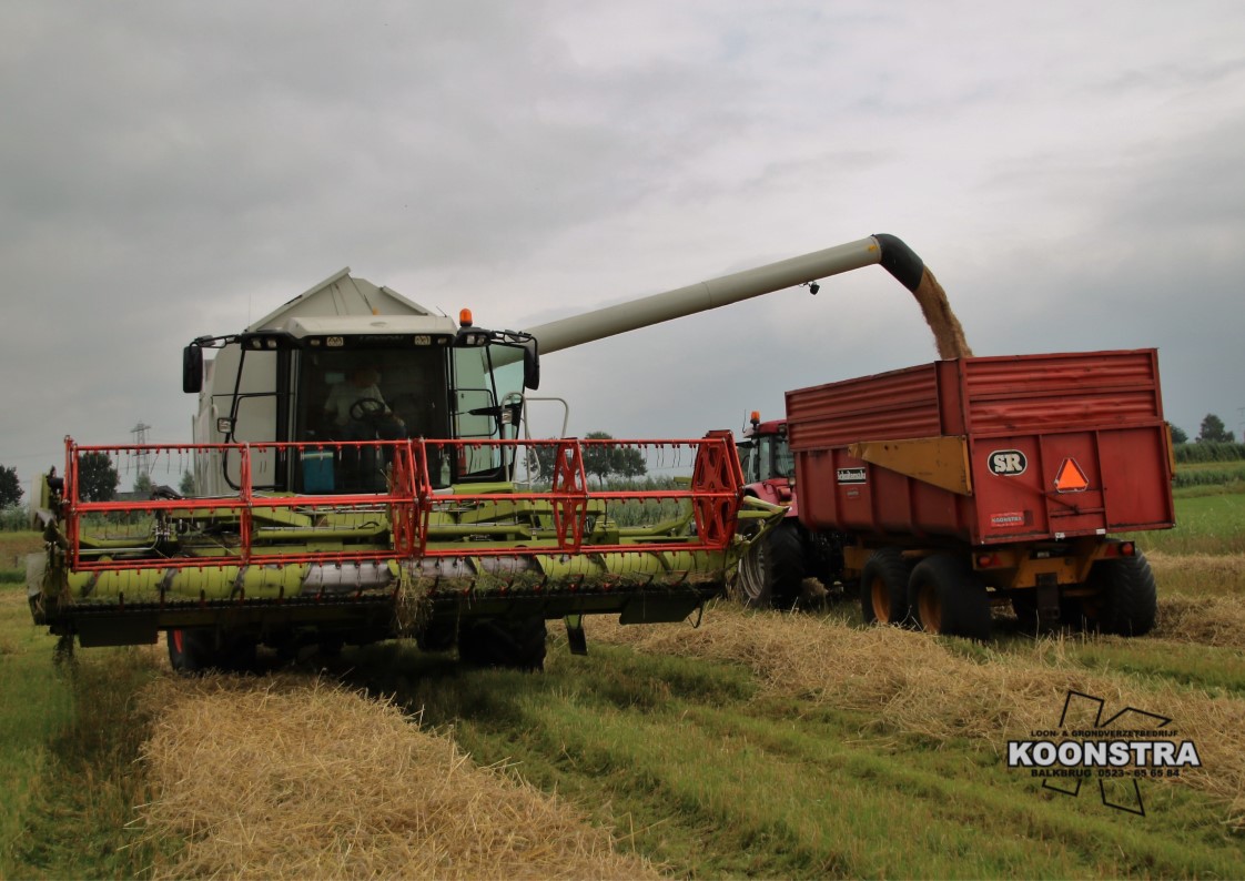 Combine graan dorsen