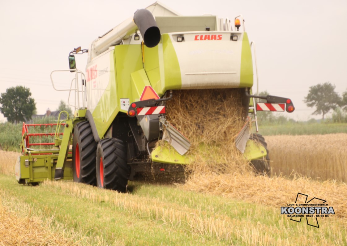 Combine graan dorsen