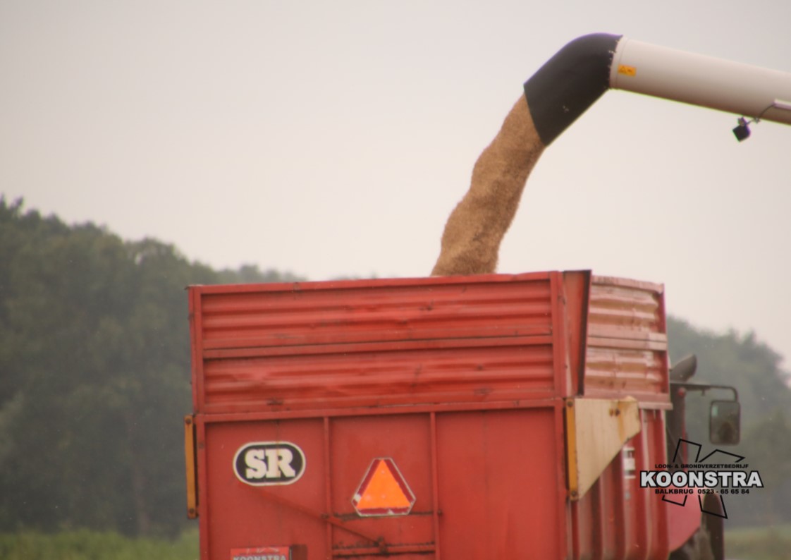 Combine graan dorsen