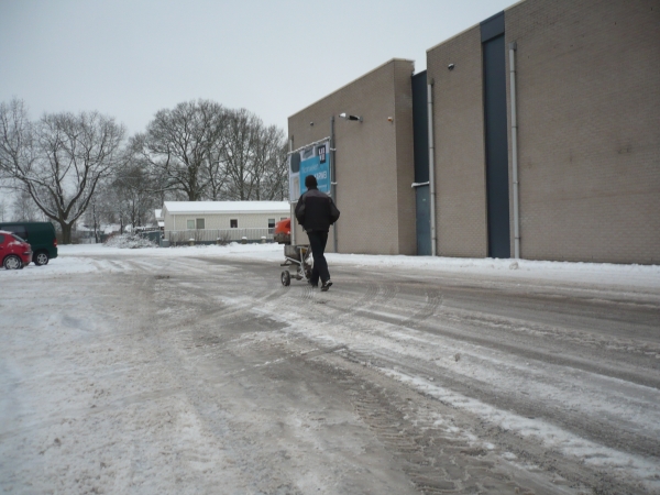 gladheidbestrijding zoutstrooien