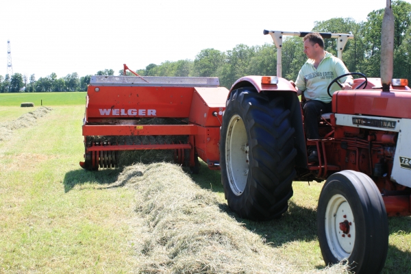 Hogedrukpersen hooipersen