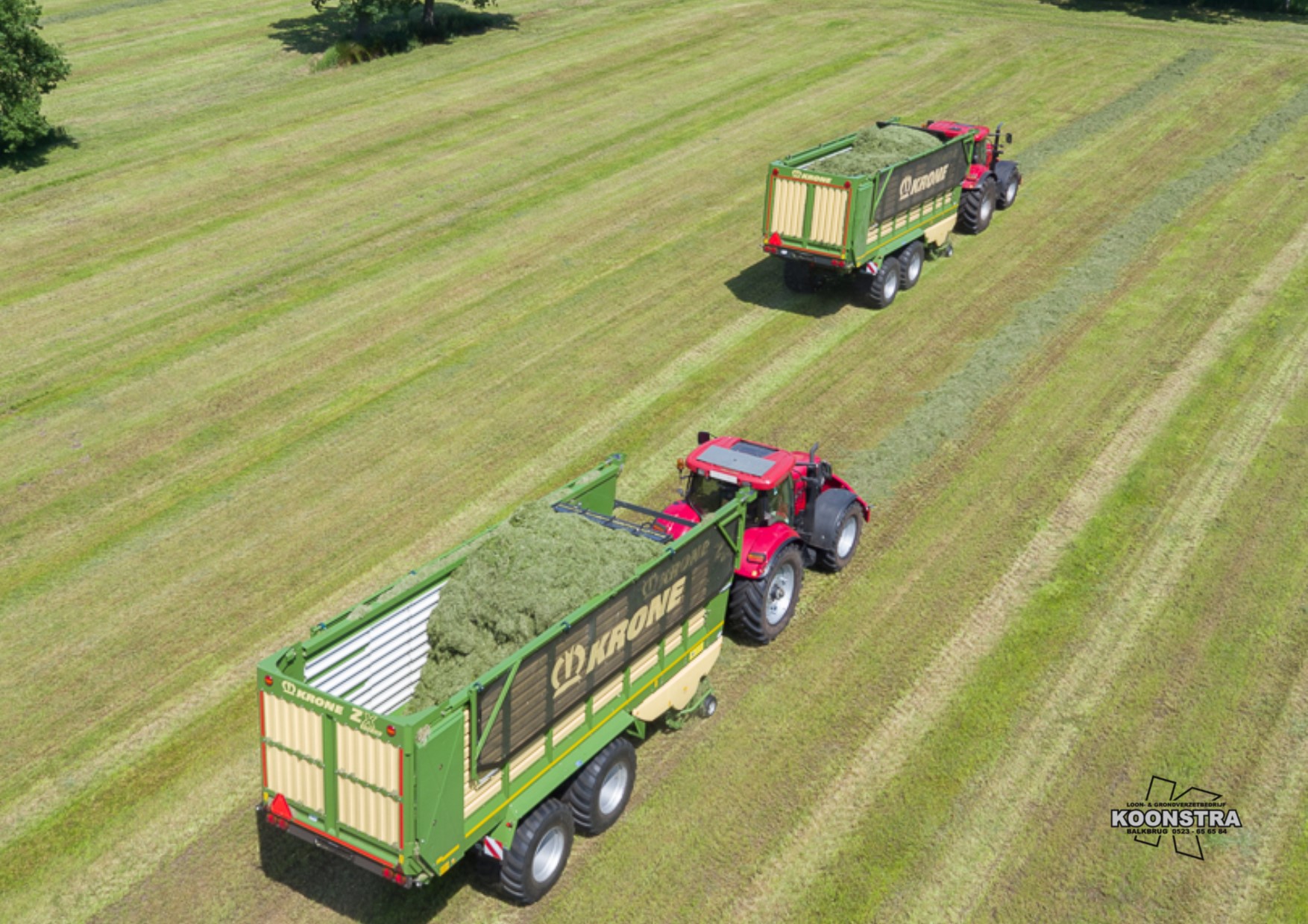 Snijwagens Inkuilen Krone ladewagen