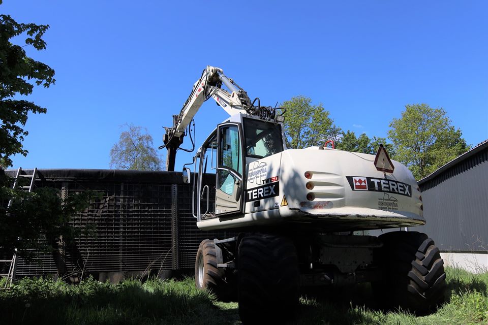 Mestmixen met hydraulische aangedreven met mestmixer