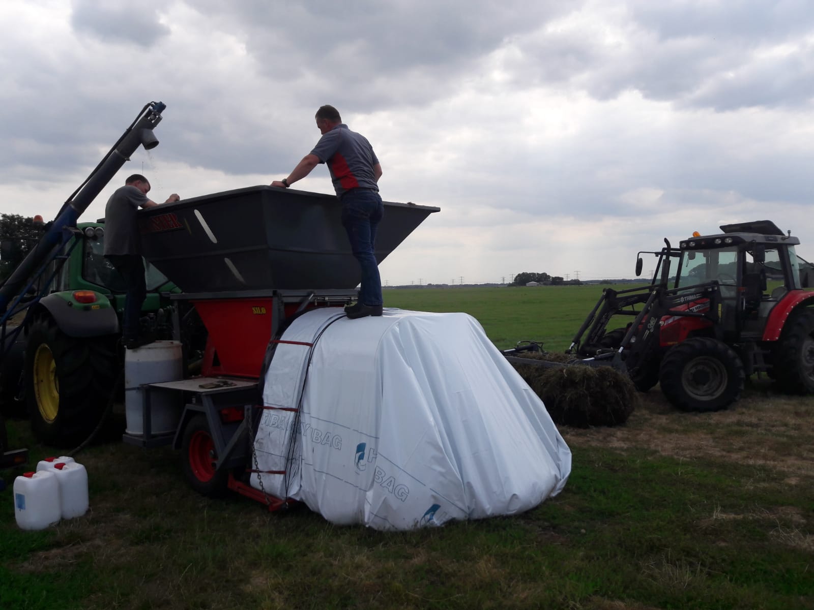 Pletten inslurven aanzuren megabagging